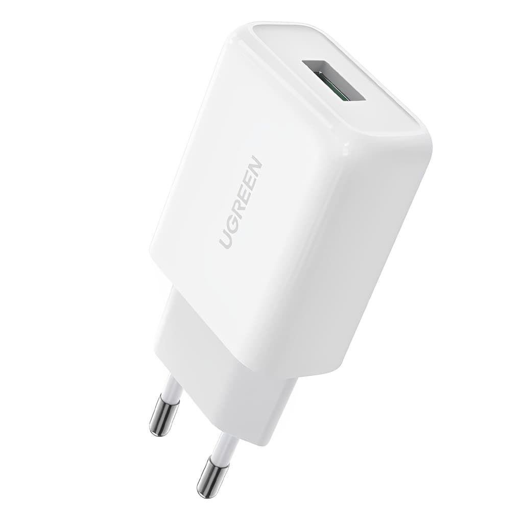 Carregador Ugreen Porta Usb A Turbo Qc 3.0 Max. 18W Branco