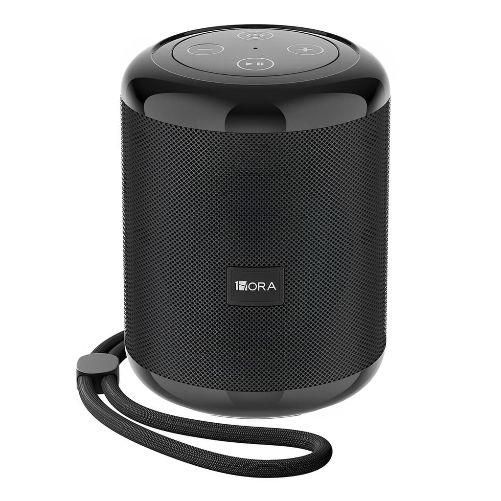Caixinha Som Alto-Falante Bluetooth 1Hora Portátil Preto