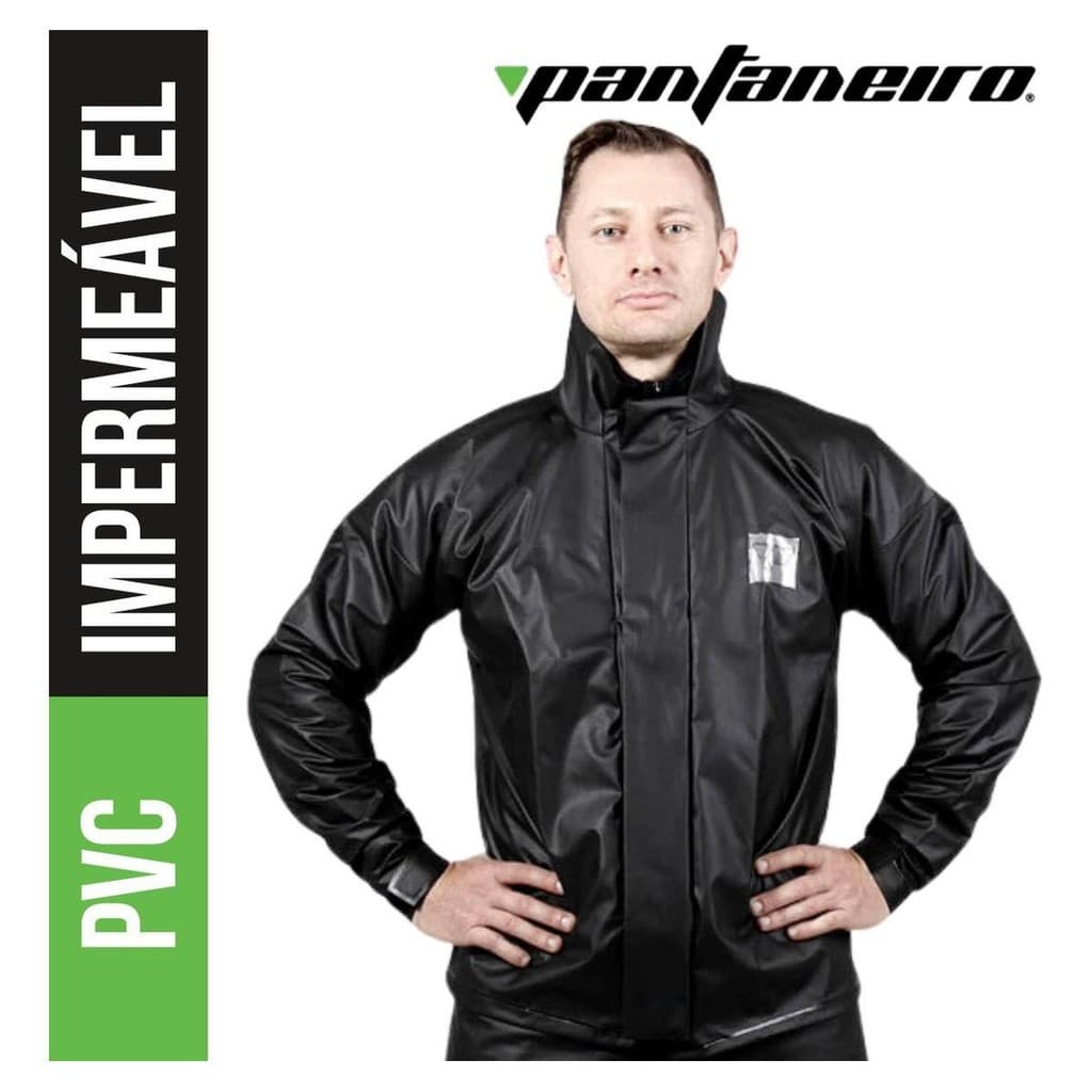 Conjunto Capa Chuva Pvc Motoqueiro Pantaneiro Impermeável