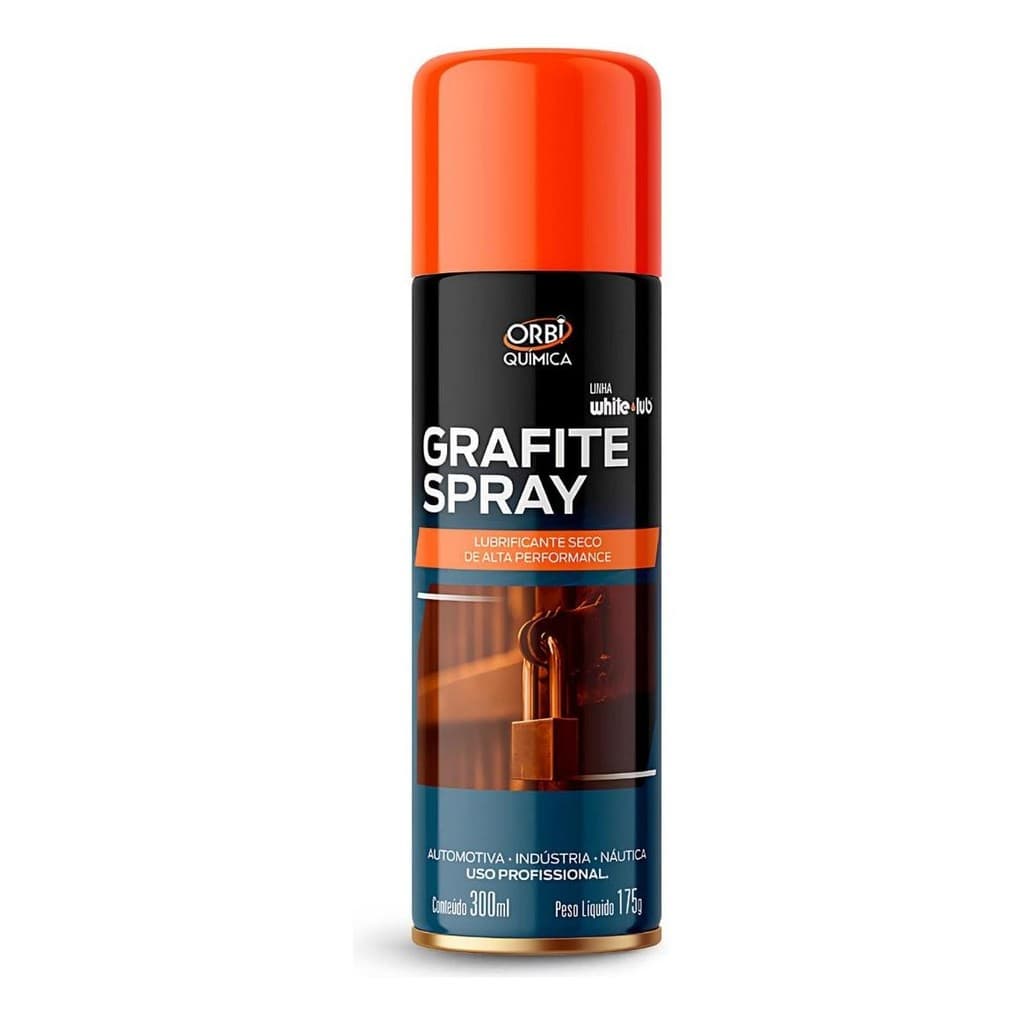 Grafite Spray Lubrificante À Seco Para Cadeados Fechaduras Trilhos Dobradiças