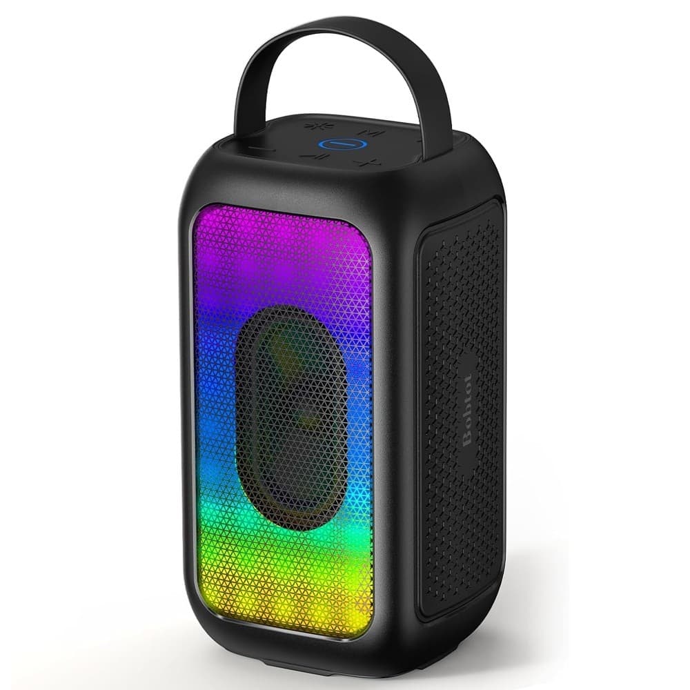 Caixa de Som Bluetooth Bobtot EP20 Portátil Preta