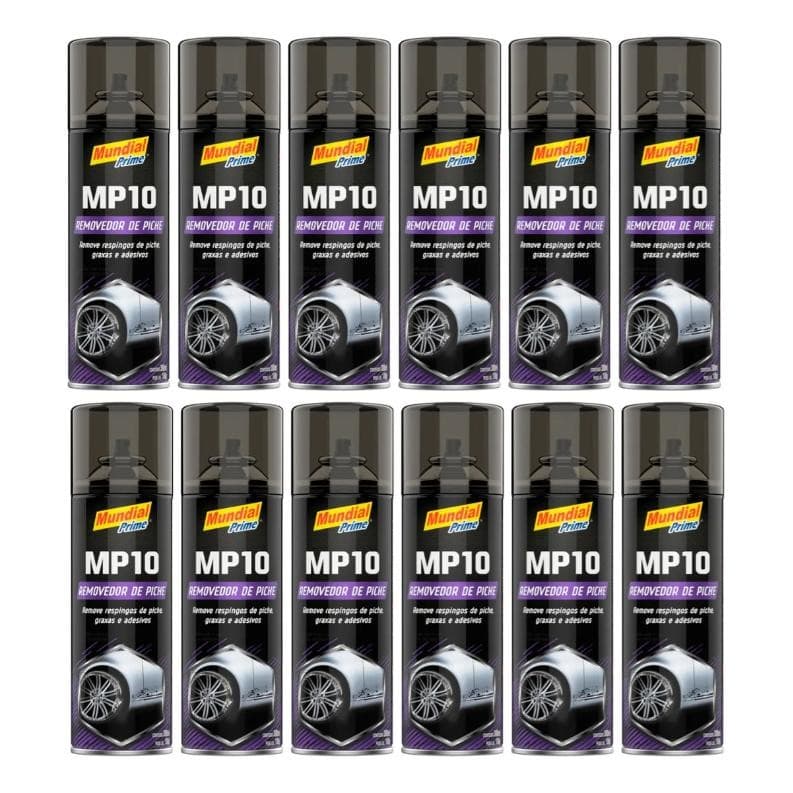 Kit 12 Removedor Piche Cola Adesivo Película Graxa Spray