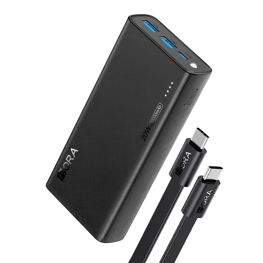 Bateria 1Hora Pd20W Power Bank 2000Mah Preta