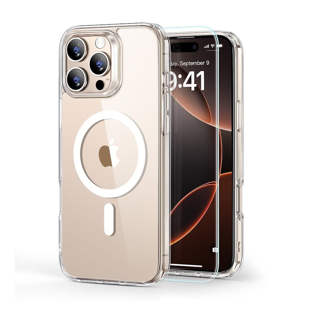 Capa Magsafe + Película Vidro Esr para iPhone 16 Pro Max