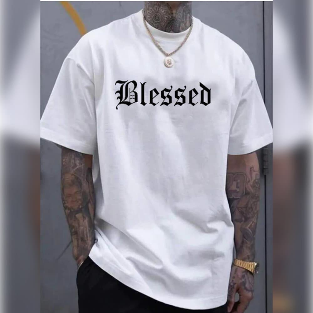 Camiseta Blusão Confortável Estampas Streetwear Oversized