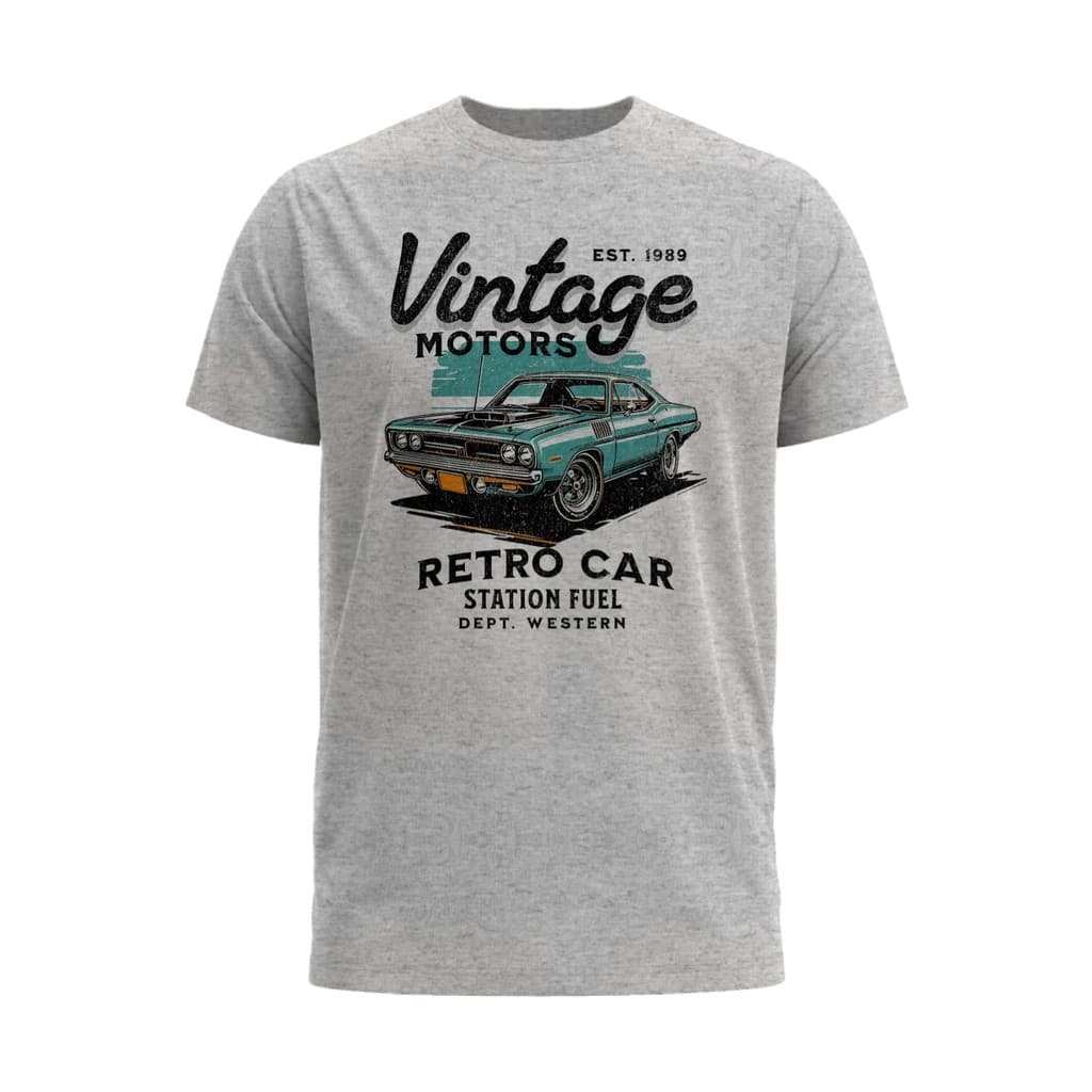 Camiseta Vintage Motors Carros Antigos Retro