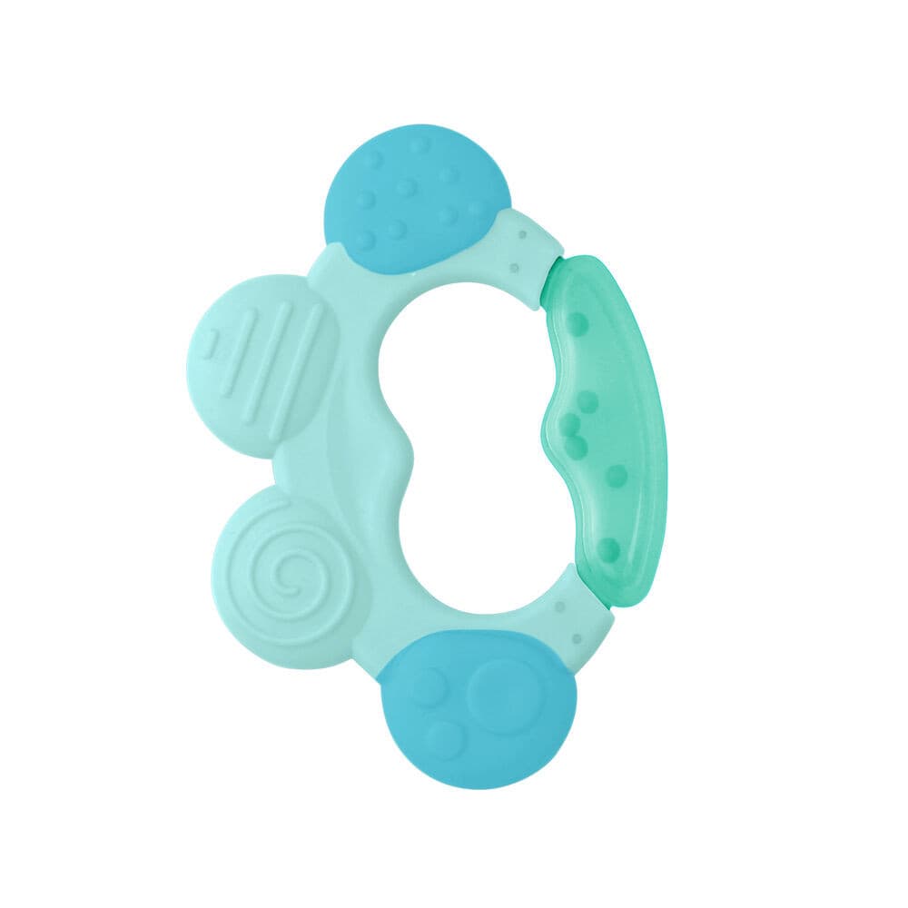 Mordedor Chocalho Clingo Cores – Silicone Texturizado, Livre de BPA, Seguro p/ Bebê - mordedor bebê