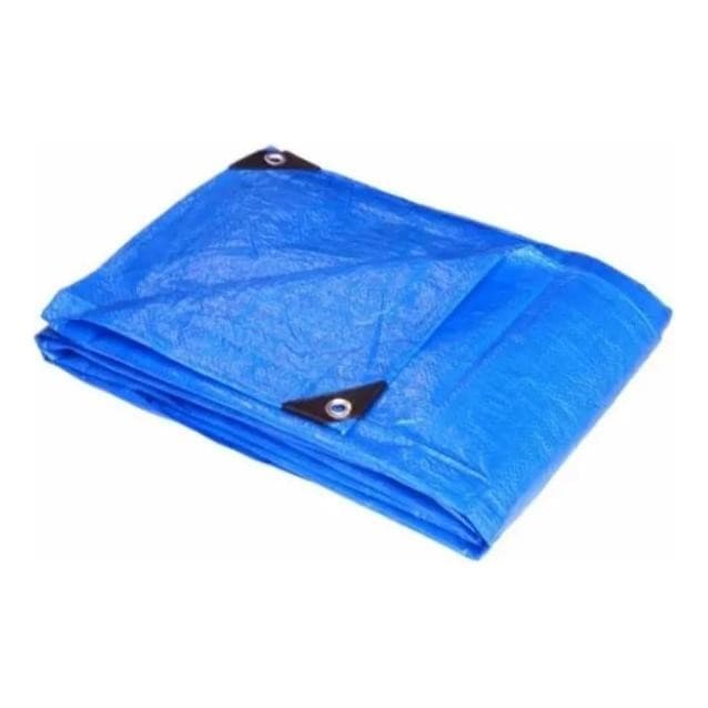 Lona 2x3m Azul  Cobertura Leve Com Reforço