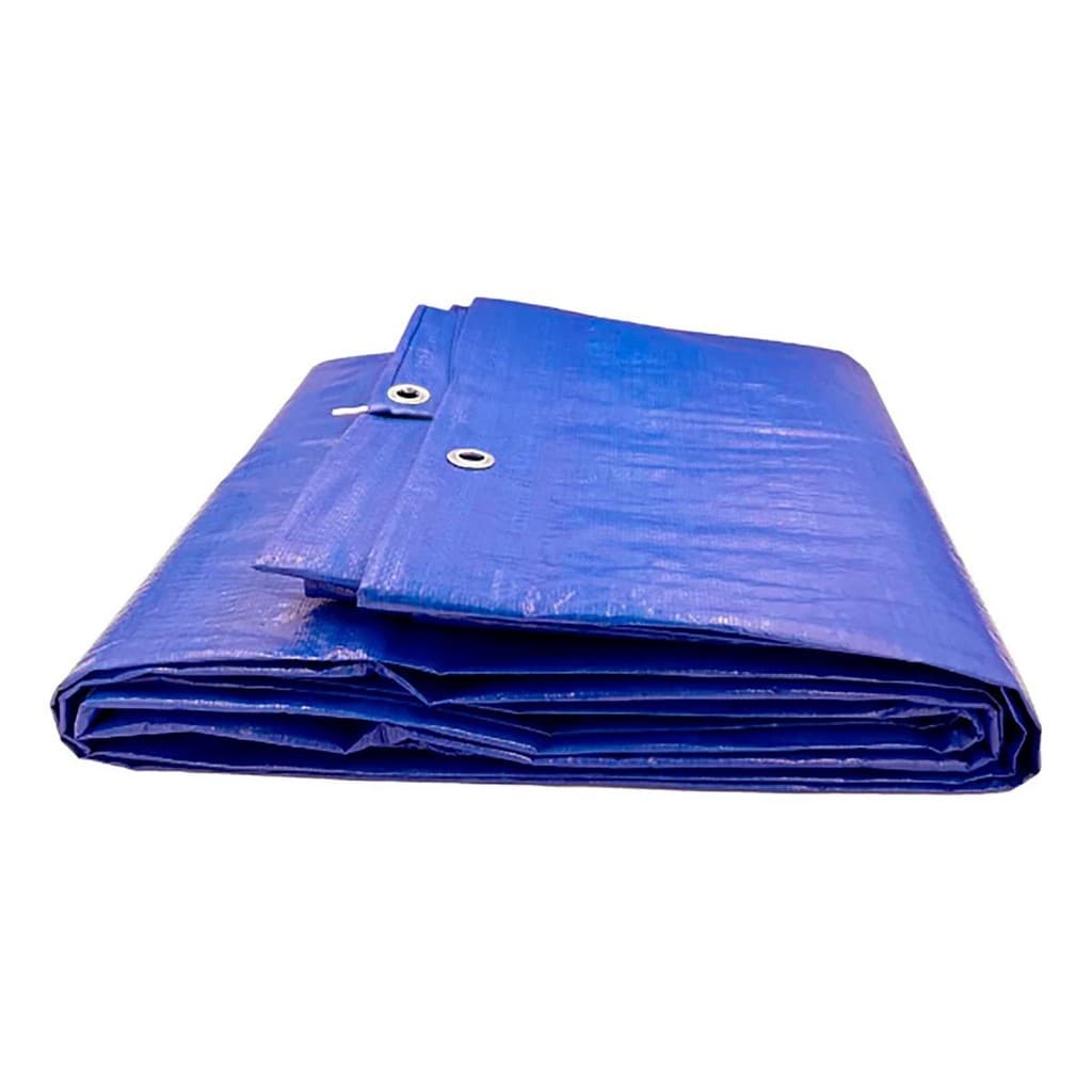 Lona Carreteiro Azul 3x5m  Polietileno Com Ilhós