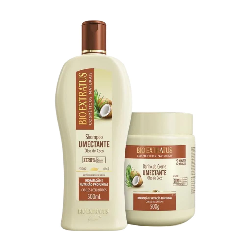Kit Bio Extratus Original Shampoo + Máscara Umectante 500ml