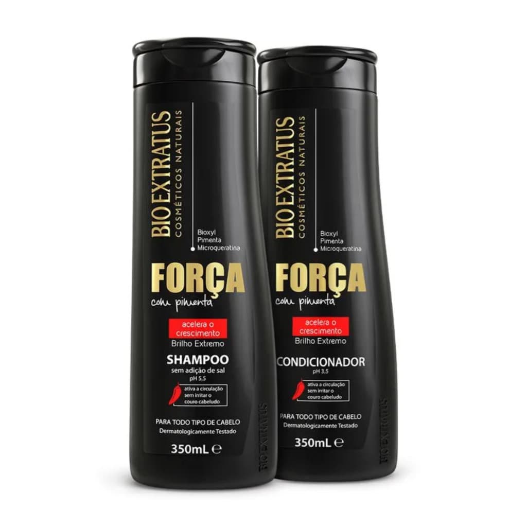 Kit  Bio Extratus Original Força (350mL) Shampoo e Condicionador