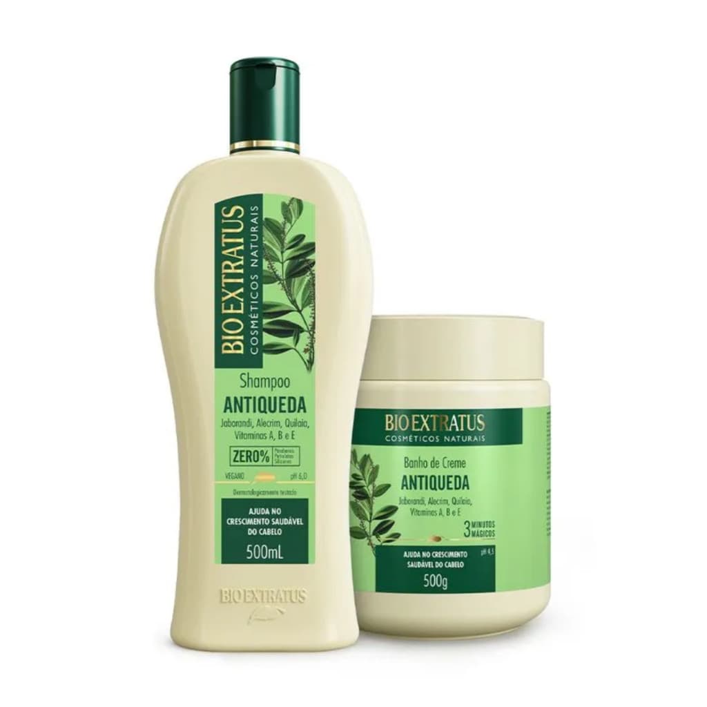 Bio Extratus Original Antiqueda Jaborandi  Shampoo e Máscara 500ml/g