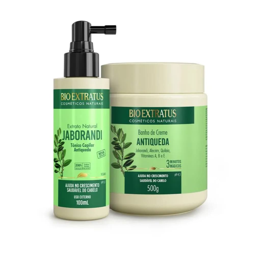 Kit Jaborandi Antiqueda Máscara 500g + Tonico Bio Extratus Original