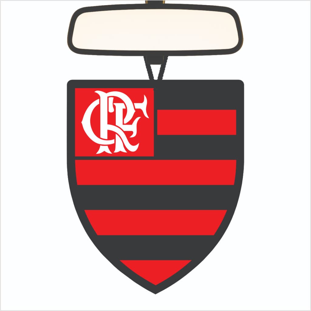 Cheirinho Carro Flamengo Oficial - Aromatizador Automotivo Perfume New Car | Kit com 4, 8 ou 12