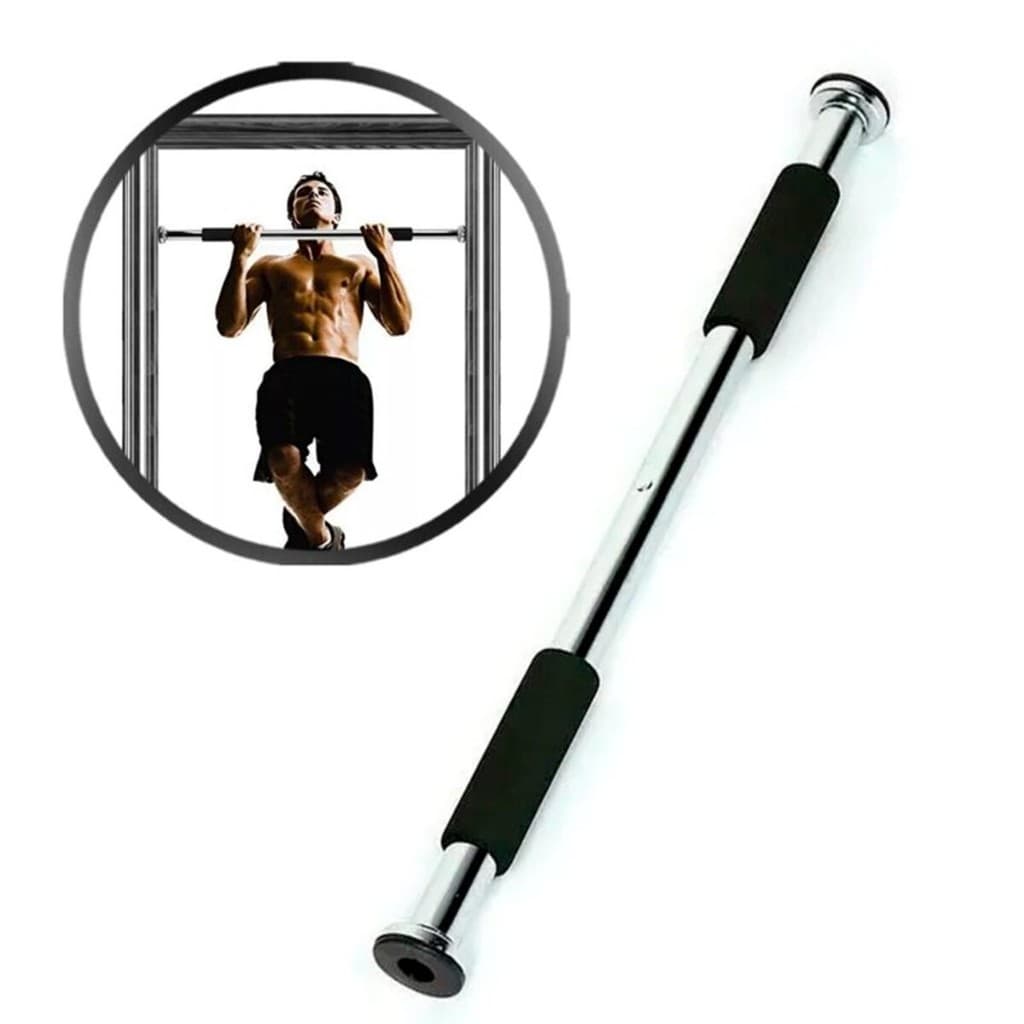 Barra Fixa de Porta Regulável - Flexão, CrossFit e Musculação