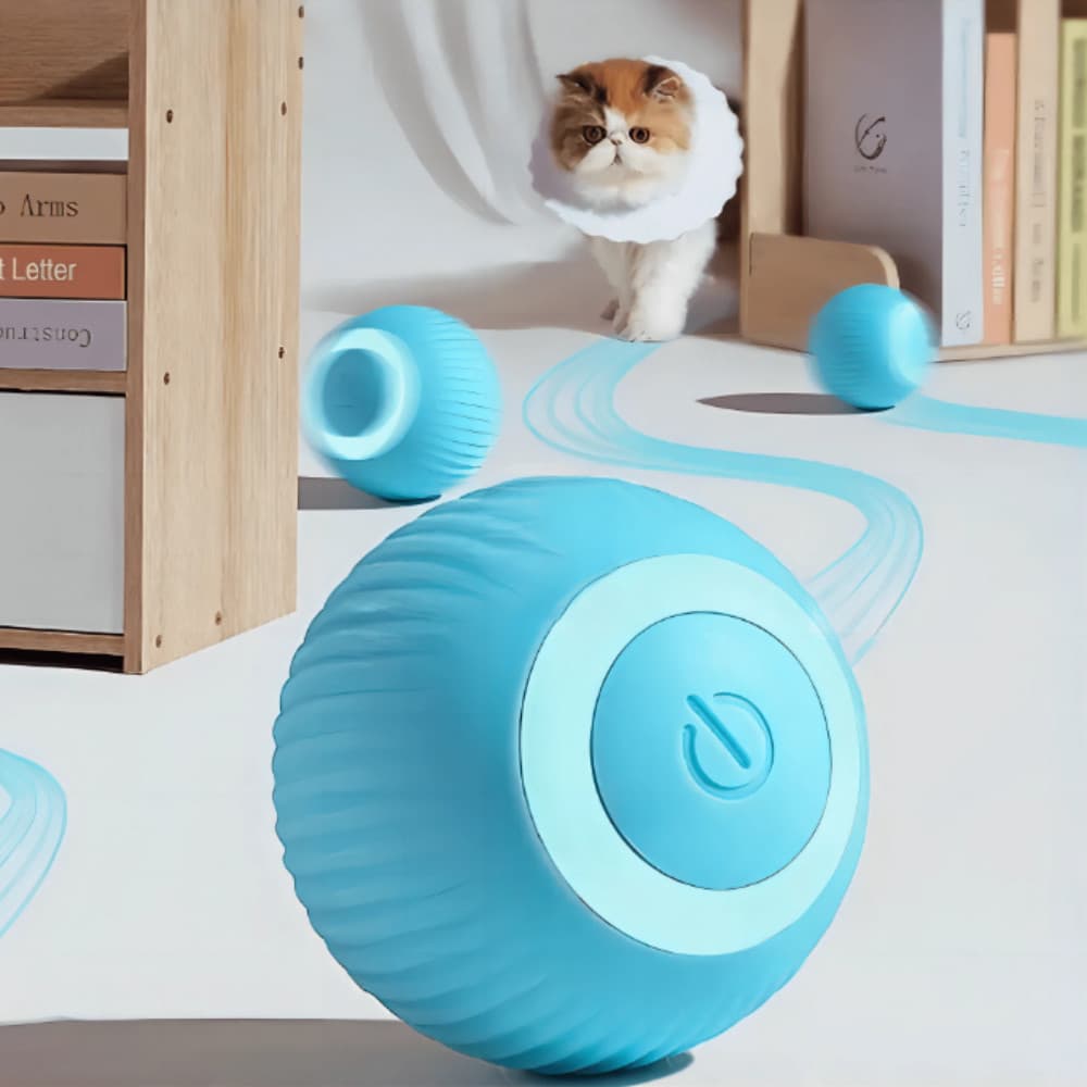 Bolinha Inteligente para Cães e Gatos - Bolinha Giratória Interativa
