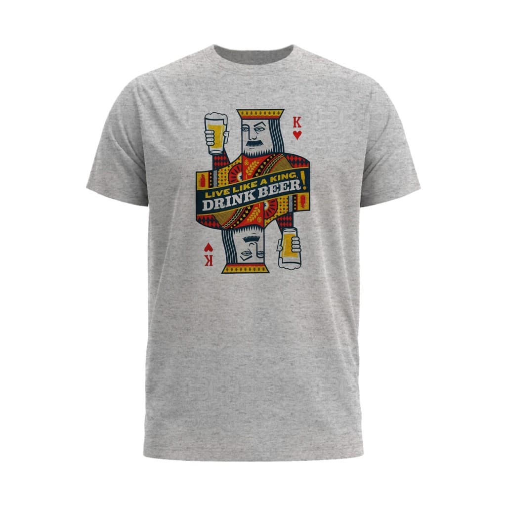 Camiseta Viva como um Rei