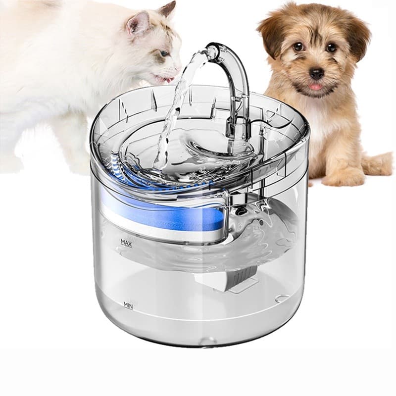2L gato fonte de água automático pet dispensador de água pet inteligente bebedor para gatos automático gato