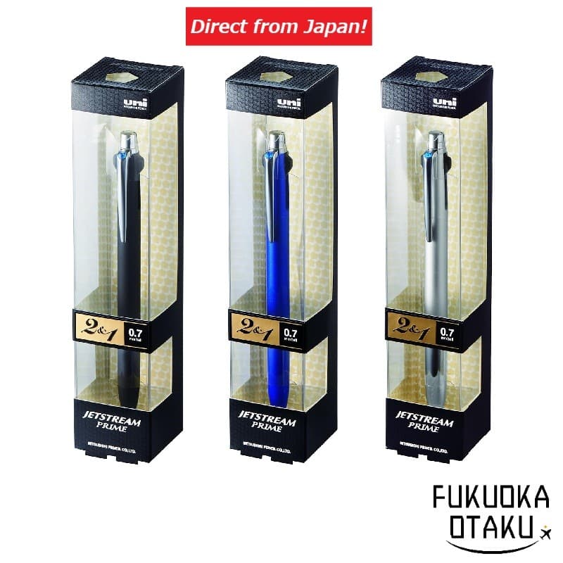 Caneta UNI JETSTREAM PRIME 2&1 MSXE3-3000-07 0.7mm Multifuncional【Direto do Japão】