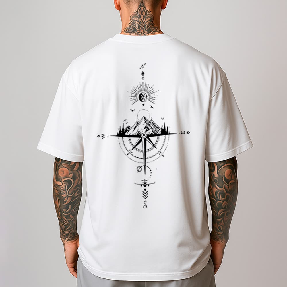 Camiseta Streetwear Bussolo Manfinity Dauomo camisa Premium Fio 30.1
