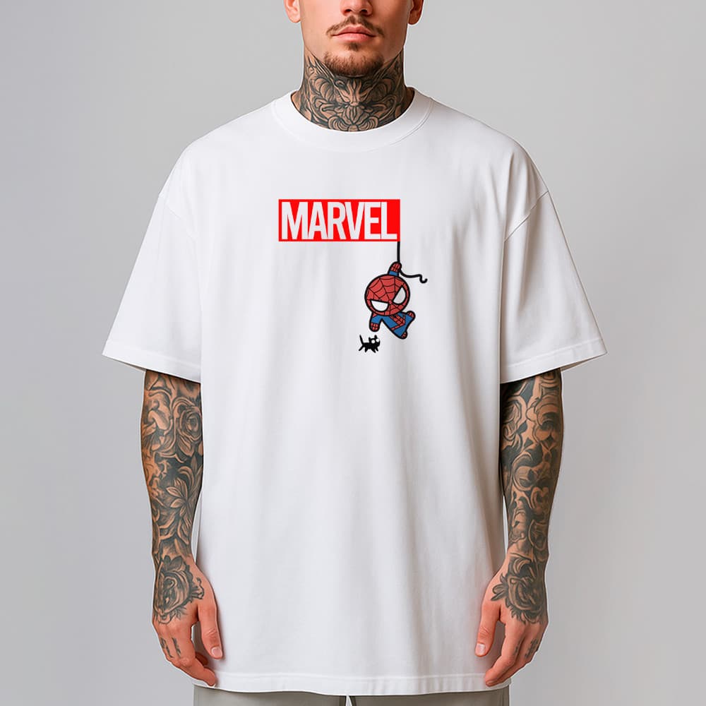 Camiseta Streetwear Marv Aranha algodão Premium Envio imediato