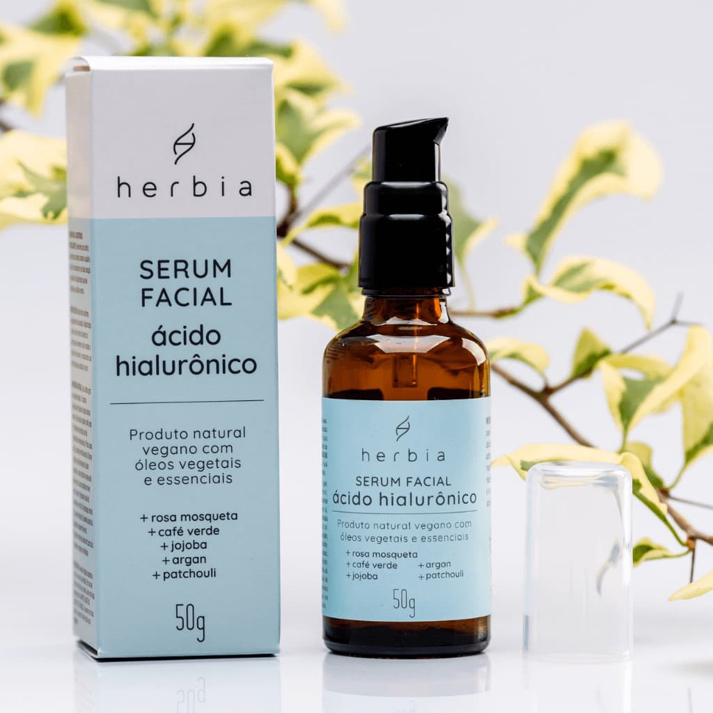 Sérum Revitalizante com Ácido Hialurônico 30ml | Herbia Natural e Vegano