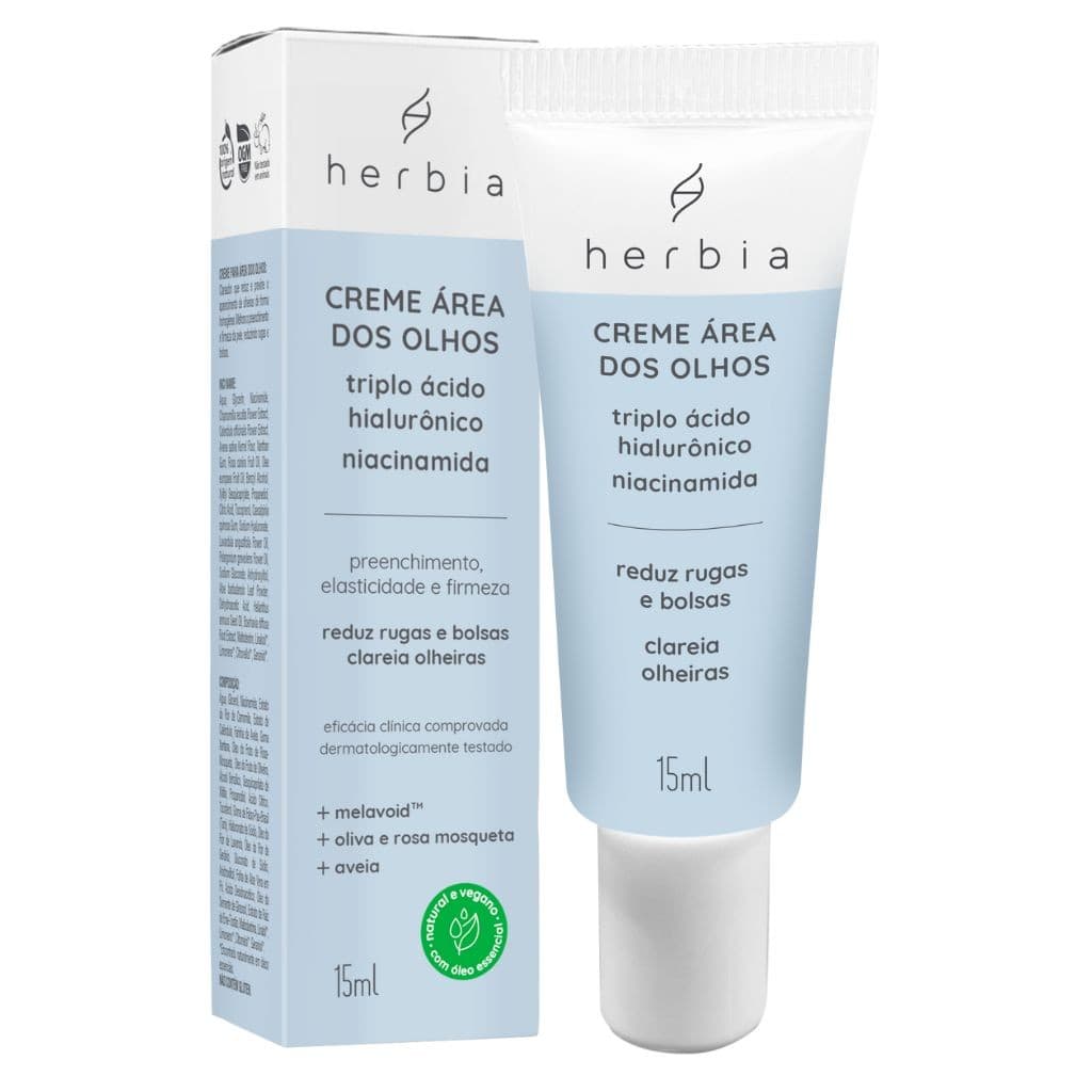 Creme Contorno da Área dos Olhos - Natural e Vegano