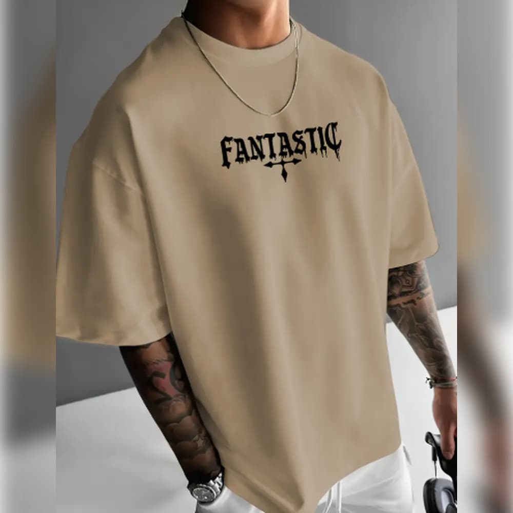 Camiseta Masculina de Manga Curta com Estampa "Red Butterfly Skull", Confortável e Moderna para Primavera/Verão, Gola R