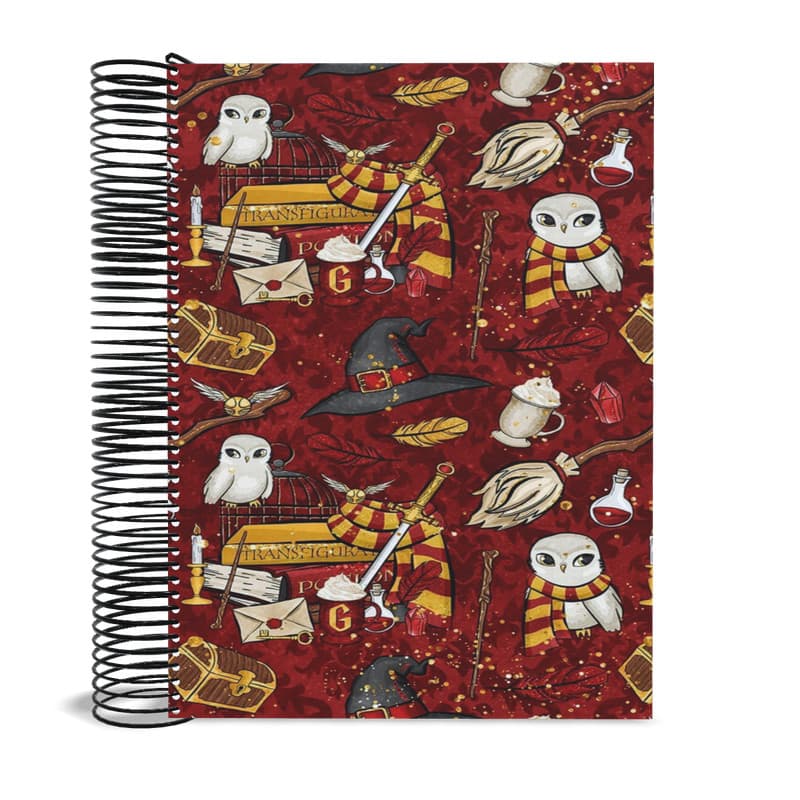 Caderno Harry Potter 20 matérias 400 Fls universitário AB