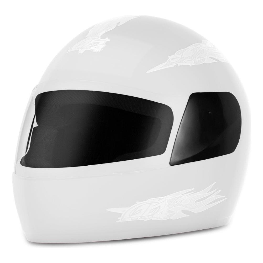 Capacete Protork Liberty 4 Four Branco Brilhante Novo Envio
