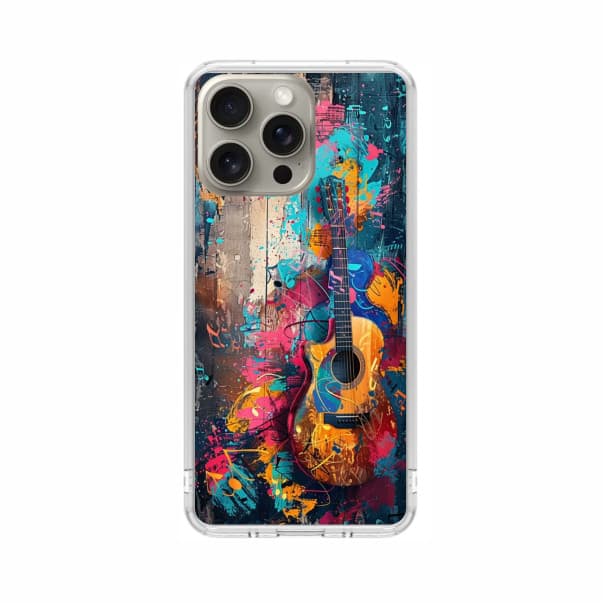 Capa Capinha Para Iphone 15 Pro Personalizada - Violão