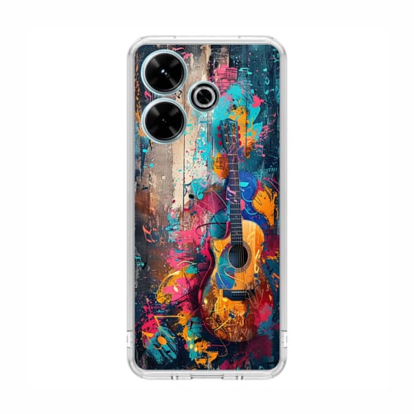 Capa Capinha Para Xiaomi Redmi 13 Personalizada - Violão