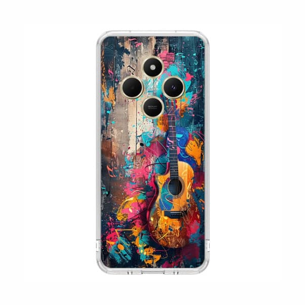 Capa Capinha Para Xiaomi Redmi 14c Personalizada - Violão