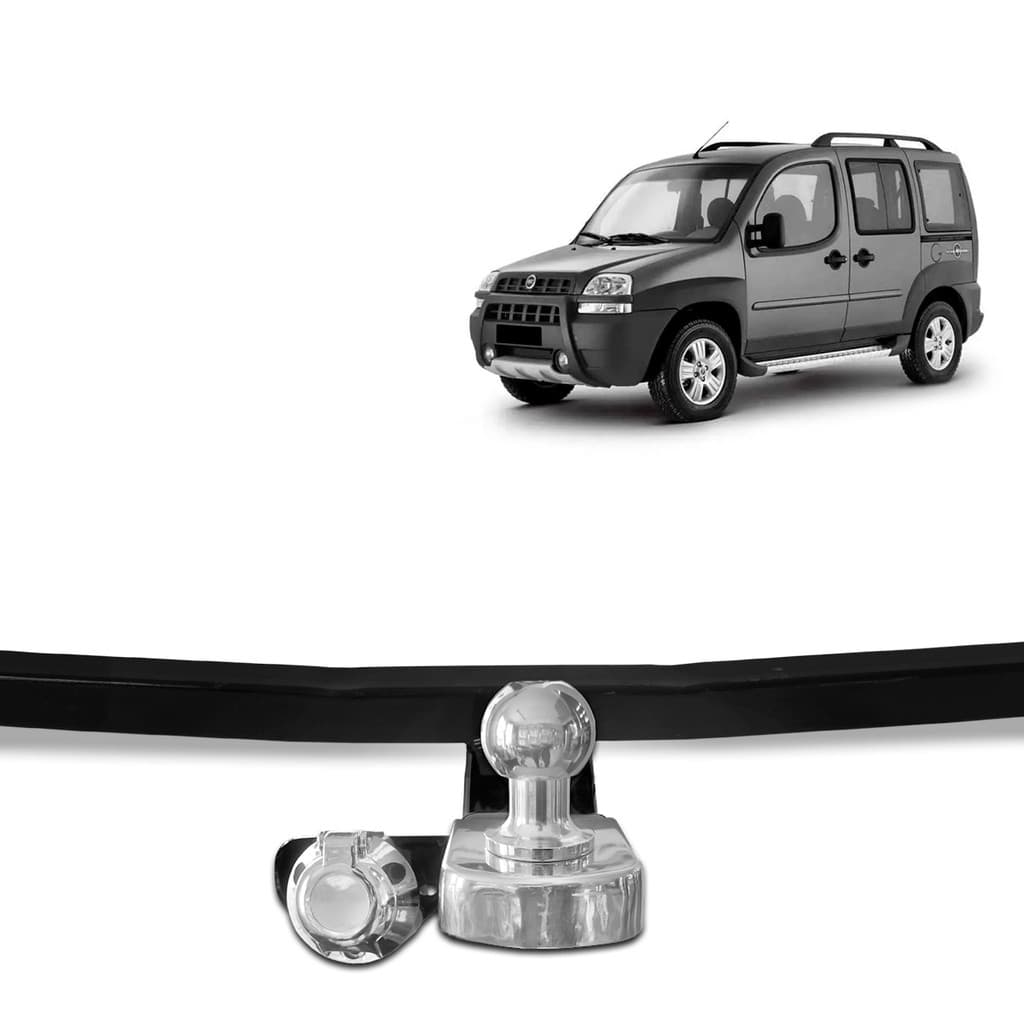 Engate de Reboque Doblo Adventure 2003 a 2021 Rabicho Fixo 700kg