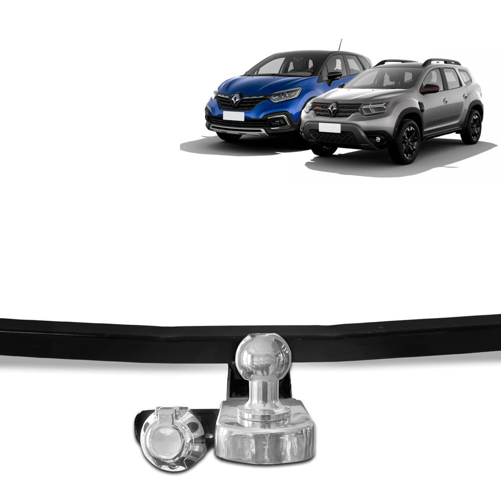 Engate De Reboque Duster Captur 2012 a 2026 Rabicho Fixo 700 kg