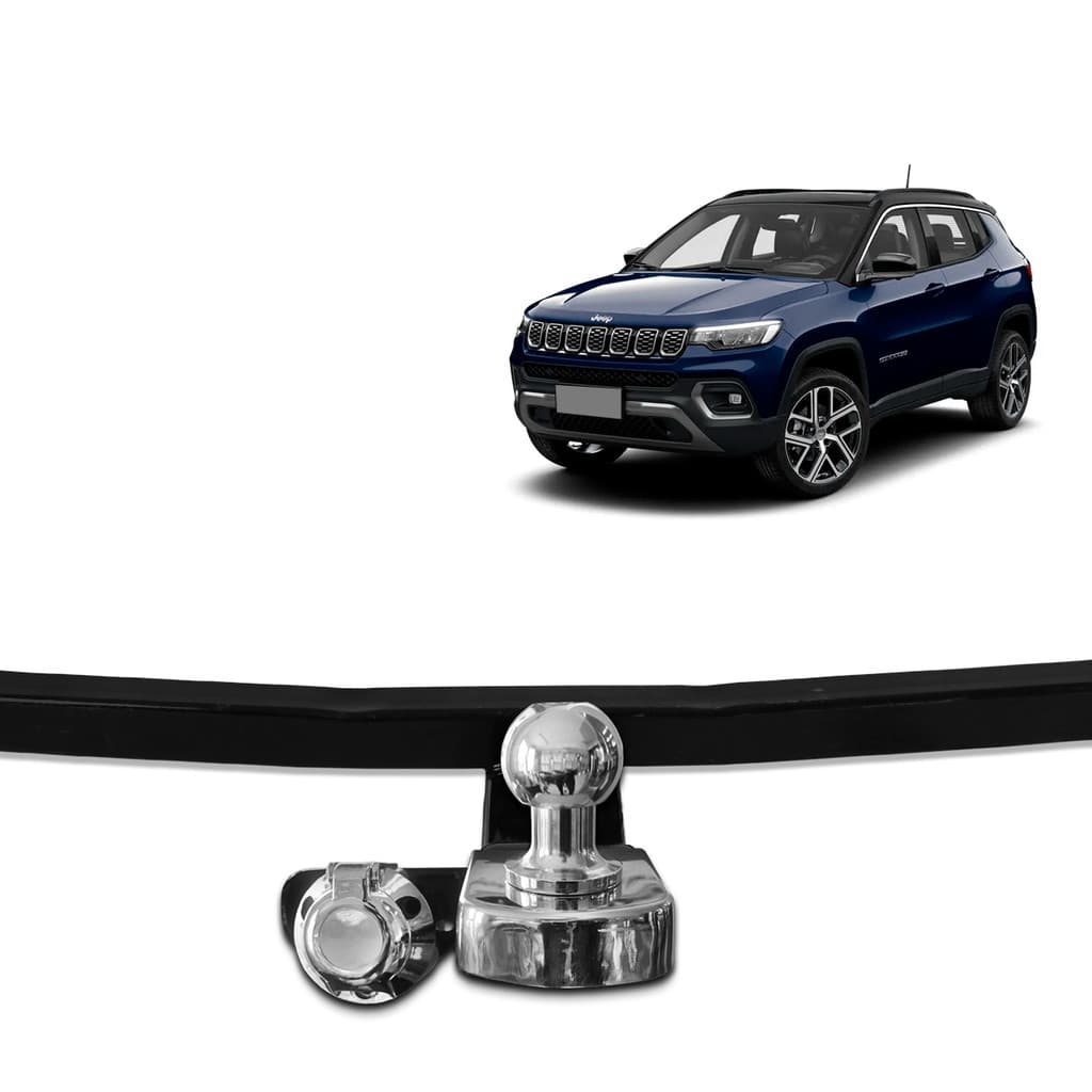 Engate de Reboque Compass 2021 a 2025 TD350 Rabicho Fixo 700kg