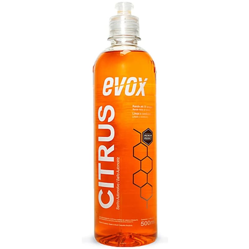Shampoo Lava Auto Banho Automotivo Citrus Para GM Tracker Spin S10 Ph Neutro 500ml