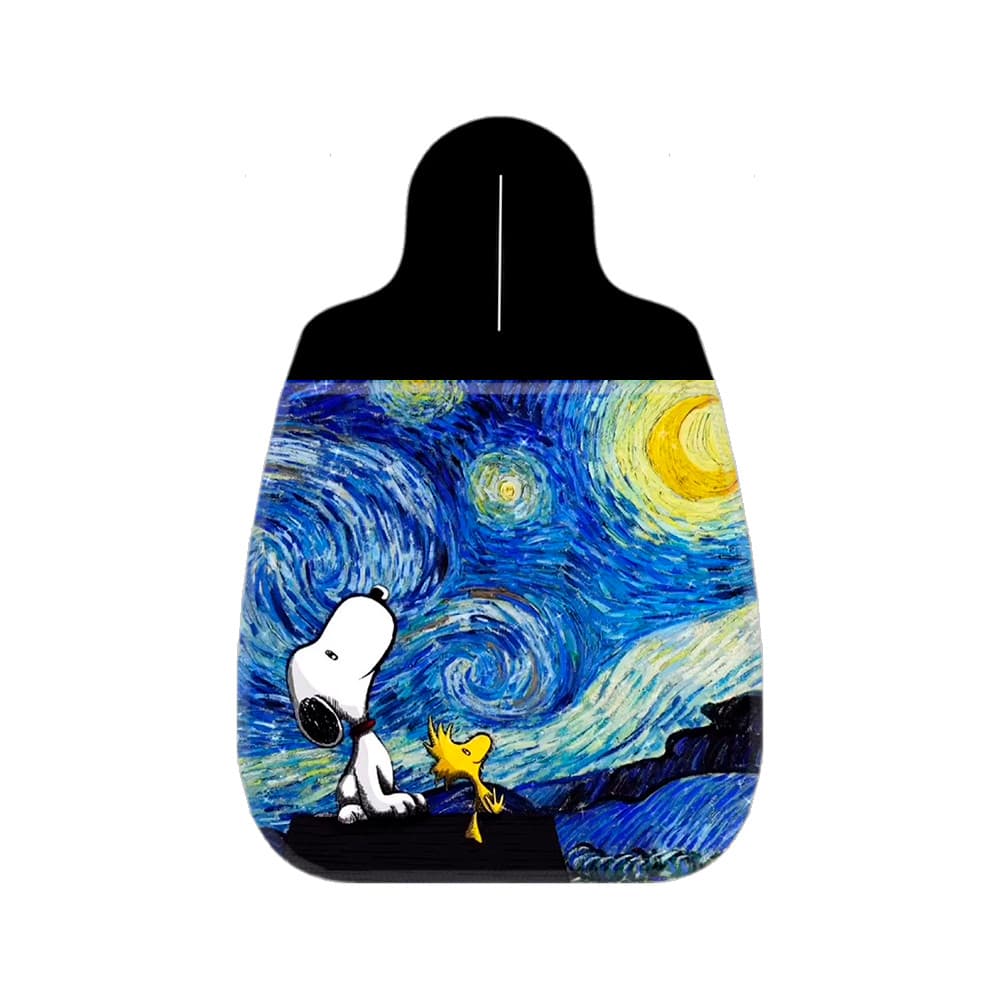 Lixeira de Carro em Neoprene Cachorro Noite estrelada
