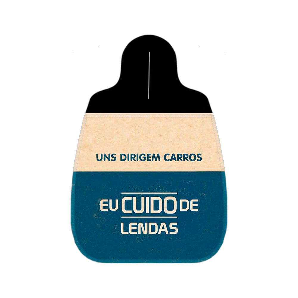 Lixeira de Carro Uns dirigem carros eu cuido de lendas