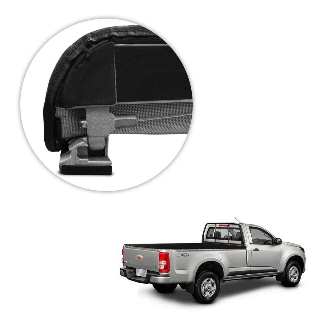 Capota Maritima S10 CS 2012 a 2024 Com Grade Protetor Importado Trek Aluminio Force