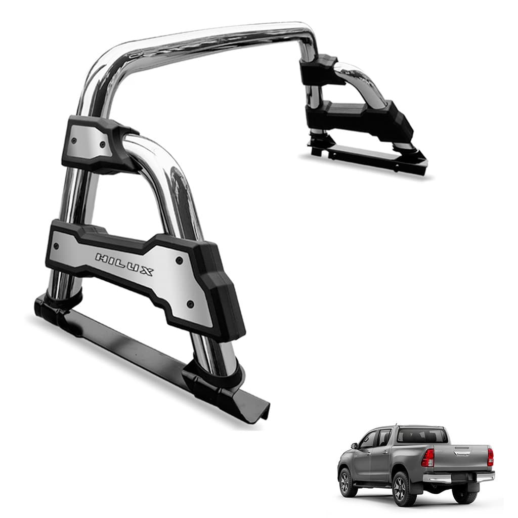 Santo Antonio Hilux 2016 a 2025 Cromado STR Sem Grade