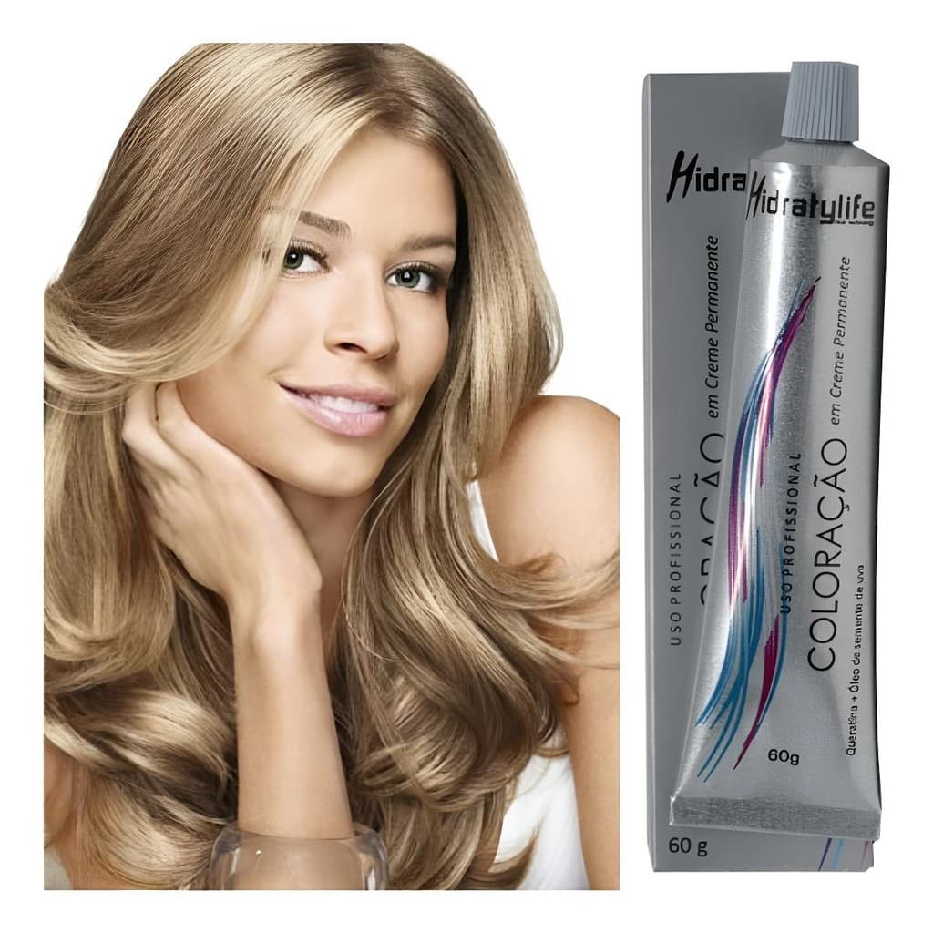 Coloração Para Cabelo Loiro Muito Claro 9.0 Tintura Permanente