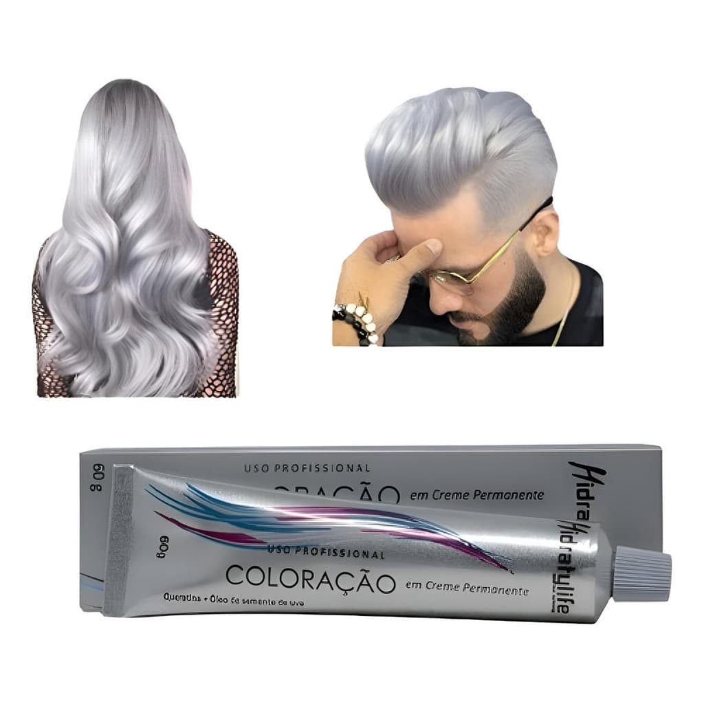Tinta Cinza Platinado 12.16 Mairibel Hidratylife Cinza Platino