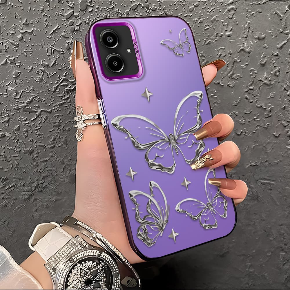 Capa Para Samsung Galaxy A06 Capinha De Silicone Anti Choque Roxo Celular Verde Estampada Criativa Case CY2751