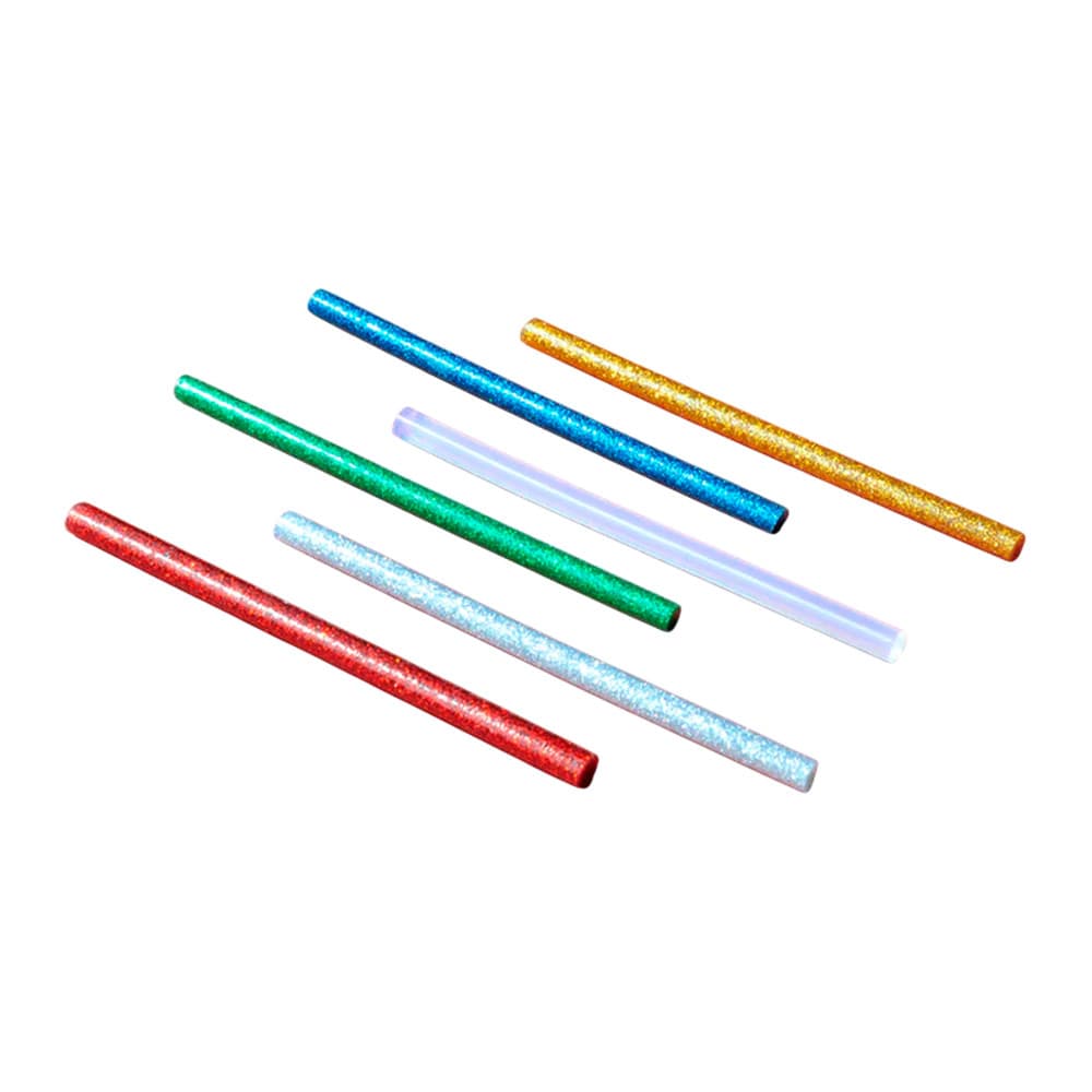 Bastões de Cola Quente Hoto 20 Un 7mm x 125mm Multicor