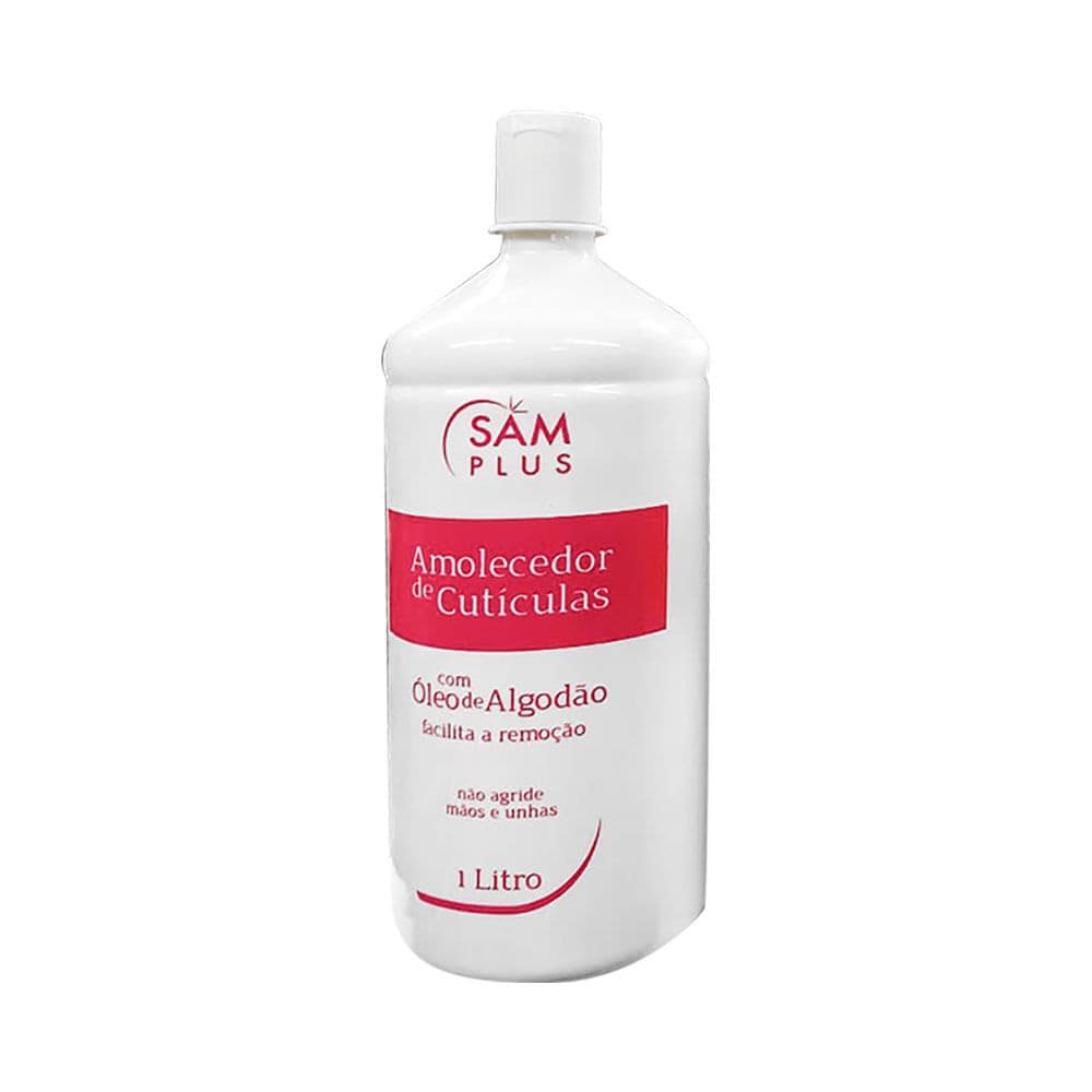 Amolecedor de Cutículas Samplus Óleo de Algodão 1000ml