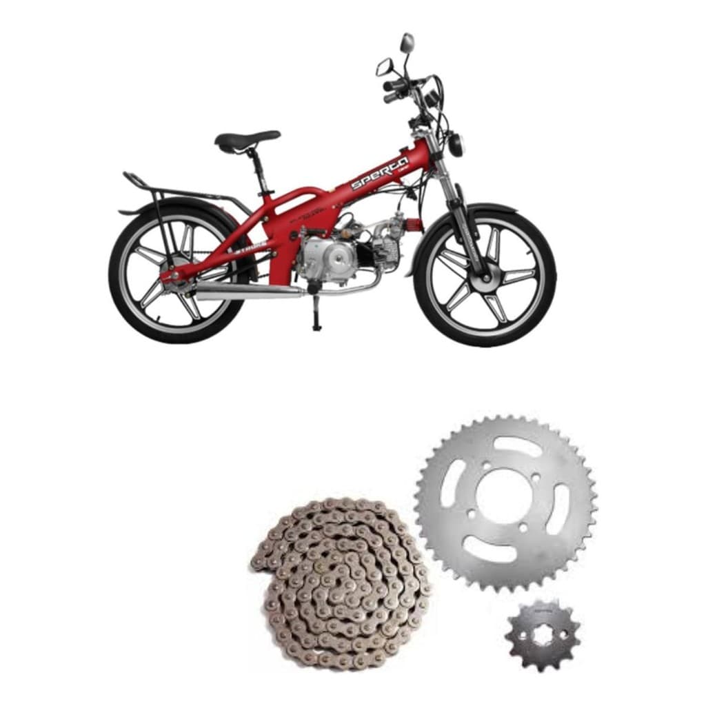 Kit Relação Sperta Bike 50cc 4 Tempos De Marcha AKU940