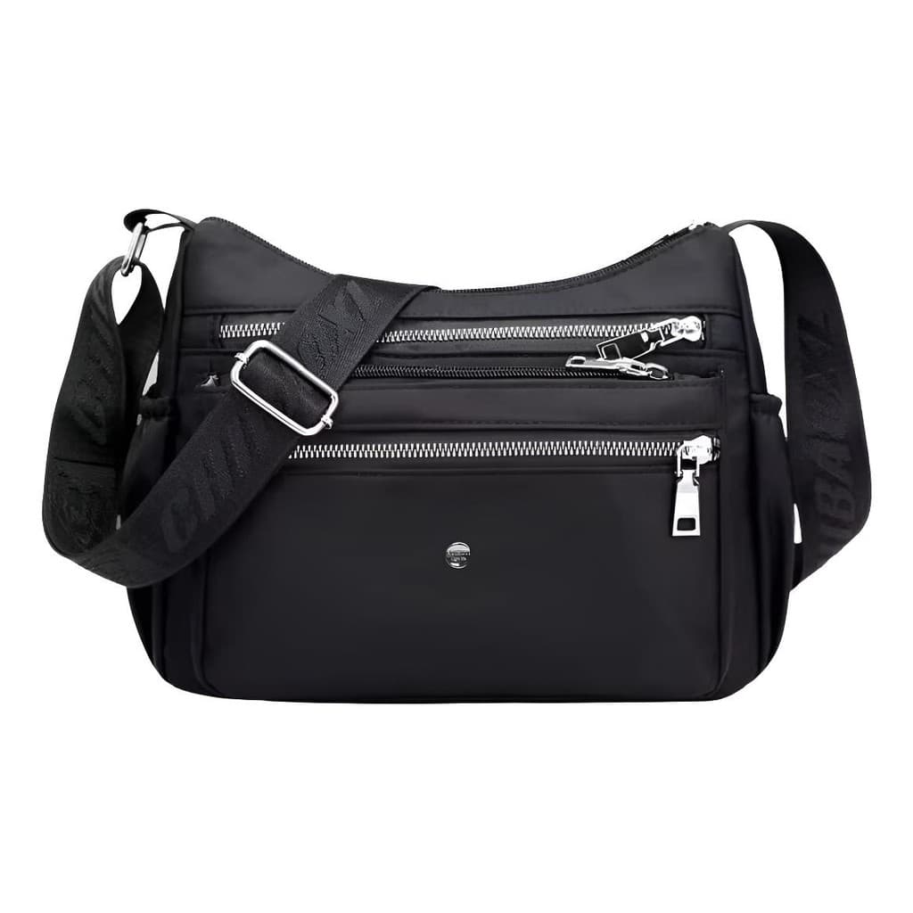 Bolsa Feminina Grande Transversal Impermeável Nylon Premium