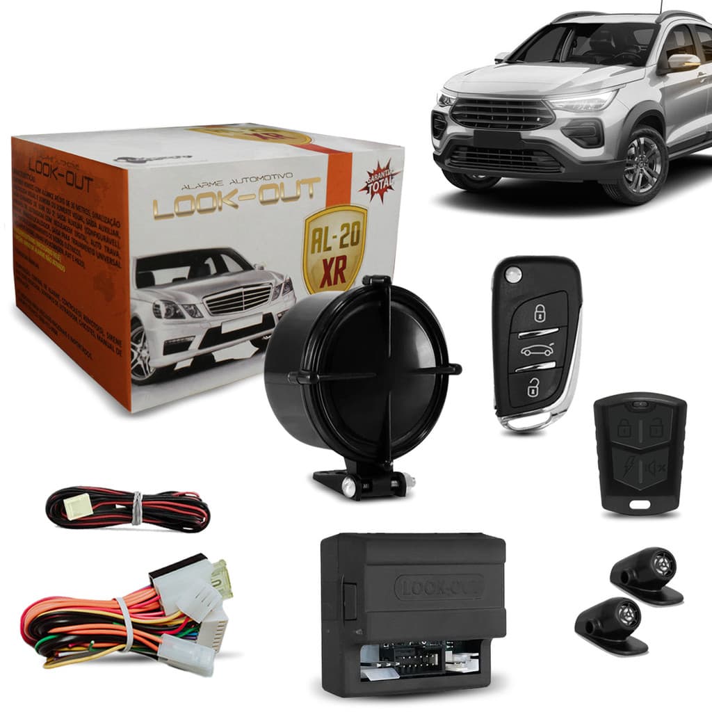 Alarme Automotivo AL 20 XR TXC Universal Controle Canivete Look Out