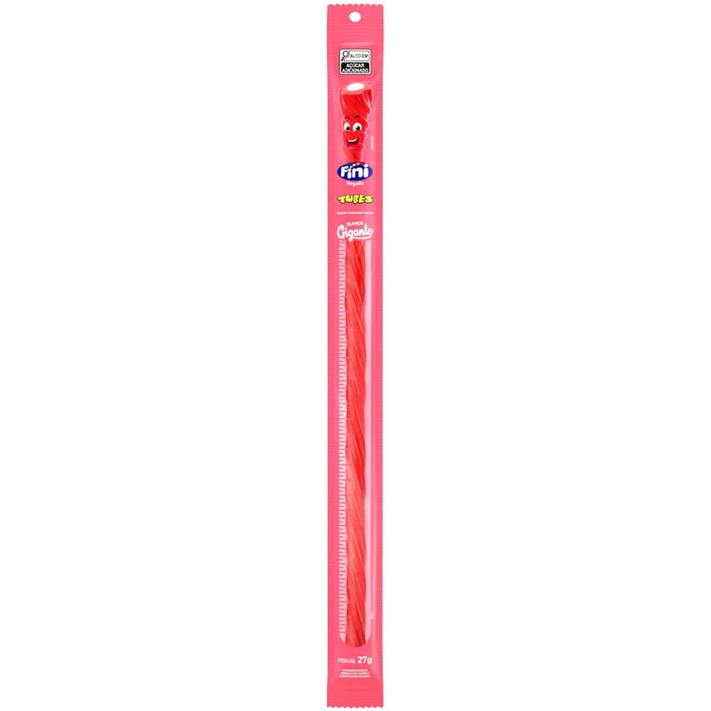 Doce Tubes Morango 27g Gigante - Fini
